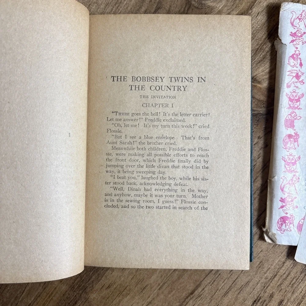 The Bobbsey Twins In The Country - Laura Lee Hope Grosset & Dunlap HC DJ No Date